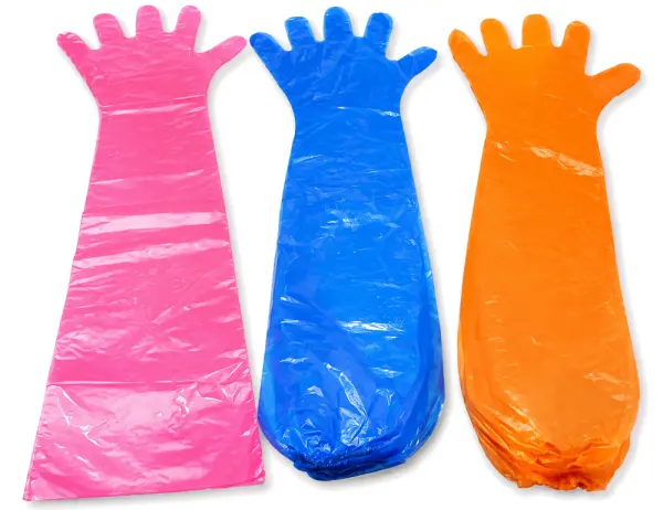 Extra-Long Disposable PE Gloves