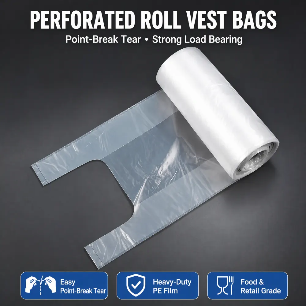Perforated Roll Vest Bags
