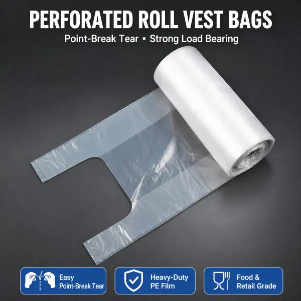 Perforated Roll Vest Bags