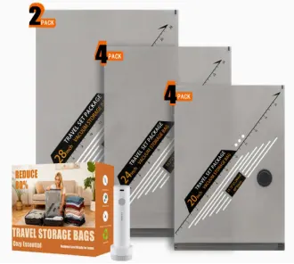 Retail Color Box for Vacuum Compression Bags — 10 Box Formats