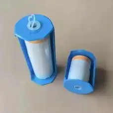Pre-taped masking film feeding from a PP dispenser ready to be cut