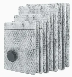 Vacuum Compression Bag – Simple Travel Series (Round Valve, Black PA/PE 0.07 mm)