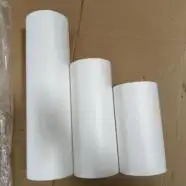 Plastic paper masking roll prepared for an order