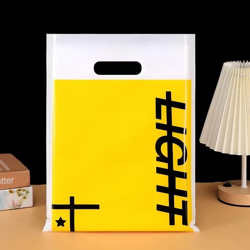 Eco-Friendly Shopping Bag with Reinforced Patch (Recycled LDPE, GRS)